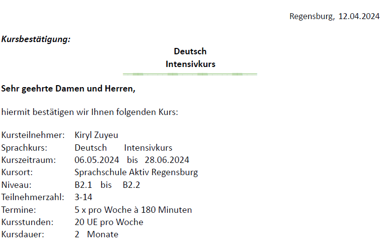 Deutsch Certificate B2